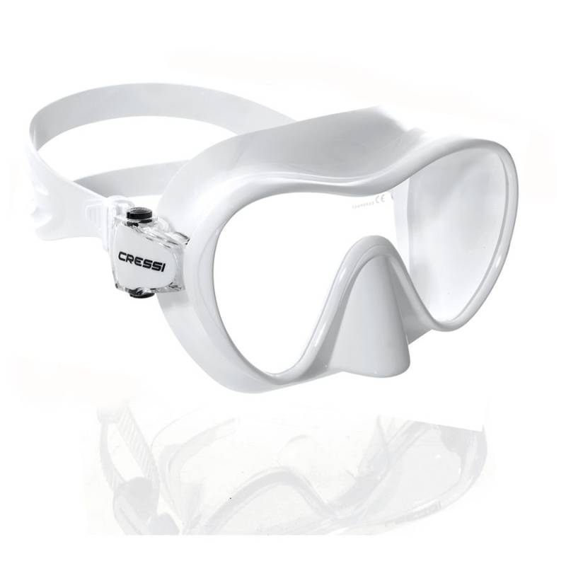 Cressi F1 White Mask Scuba Diving Buy and Sales in Gidive Store