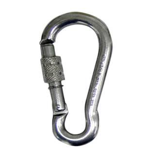 Cressi SS Snap Hook with Security Closing 100mm