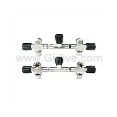 Tecnomar Grifería con Manifold Bibotella 10 litros 300bar M25x2