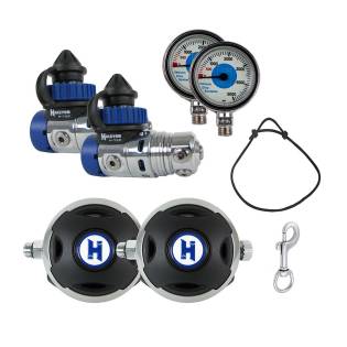 Scubapro H-75P Sidemount Regulator Package