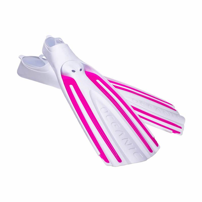 Oceanic Viper 2 Fins White / Pink Full Foot Scuba Diving Buy and Sales
