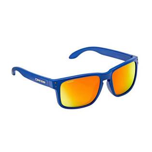 Cressi Blaze Polarized Sunglasses Blue / Orange Mirror