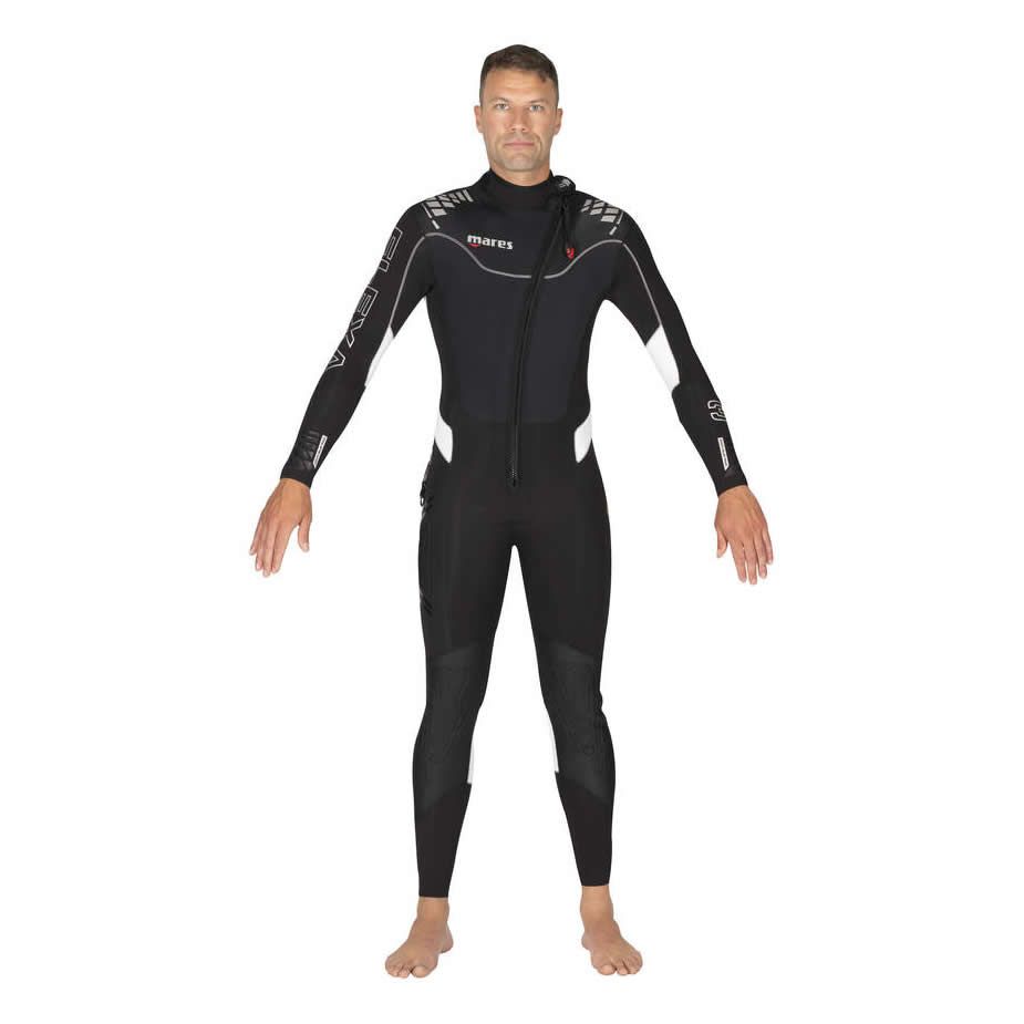 Cappuccio Subacqueo Mares Flexa, Unisex, Neoprene Ultrastretch 3 Spessori, Sistema Di Scarico Aria
