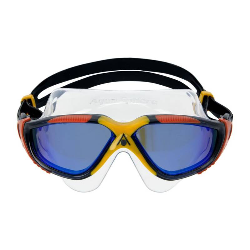 Aqua Sphere Vista Indigo Titanium Mirrored Goggles Swimming Buy and