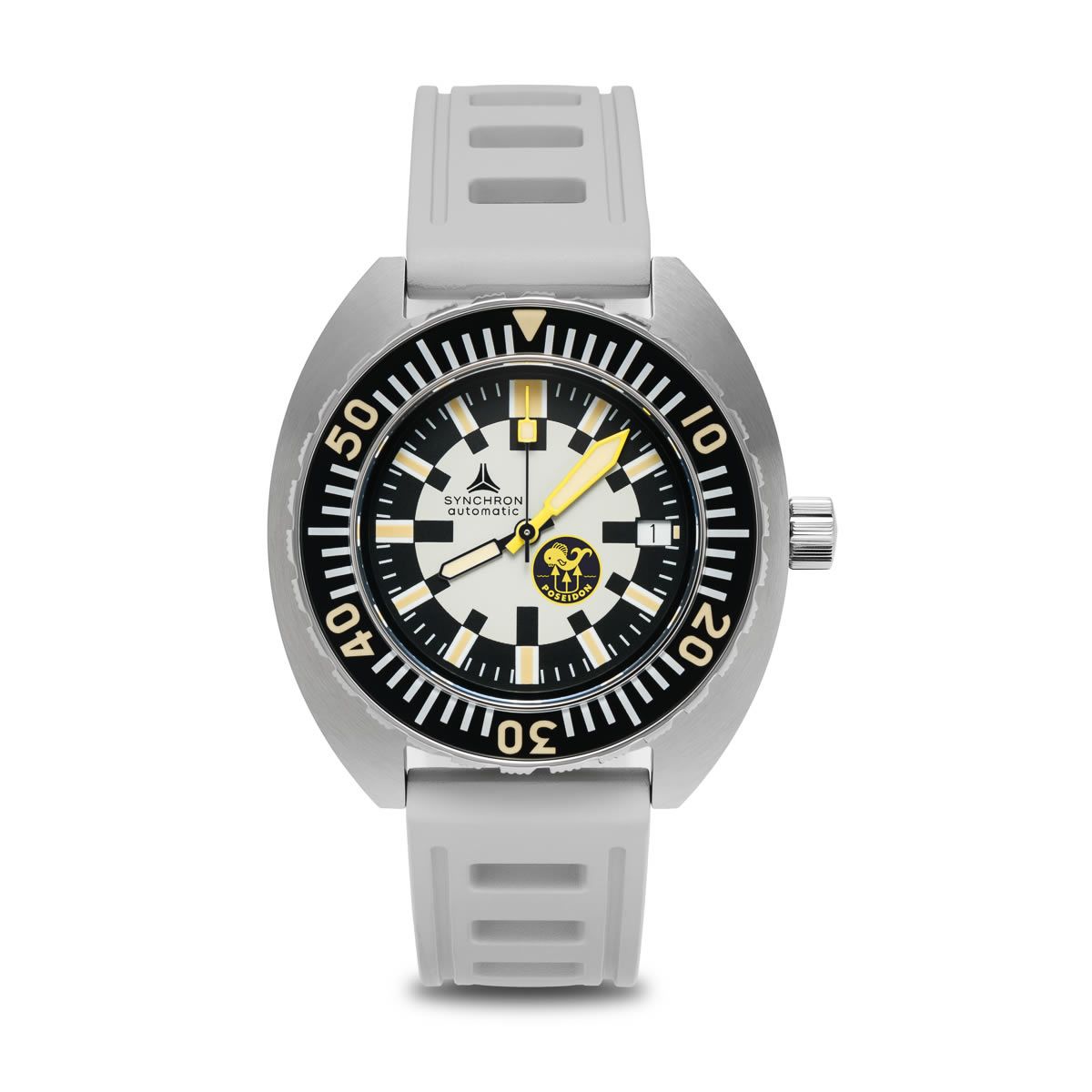 Aquasphere 42mm Dive Watch Poseidon Synchron Diver Watch Scuba