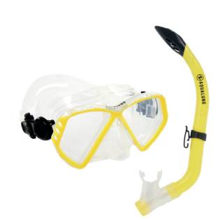 Aqualung Combo Cub Junior Transparent / Yellow