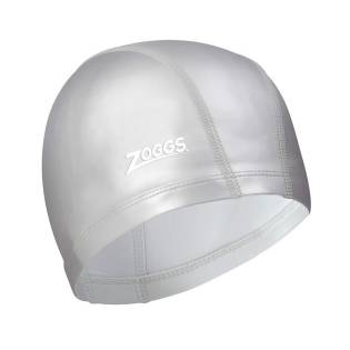 Zoggs Nylon-Spandex PU Coated Cap Silver Swimming Buy and Sales in
