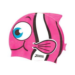 Zoggs Junior Character Silicone Cap Pink