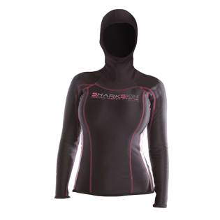 Sharkskin Chilproof Long Sleeve with Hood Woman