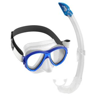Cressi Kit Máscara Samoa TX + Tubo México Transparente / Azul