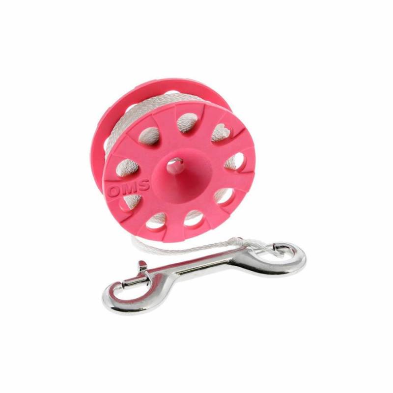 OMS Spool Rosa con Mosquetón Doble 23m