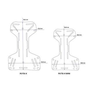 Tecline SS Mini Backplate 3mm