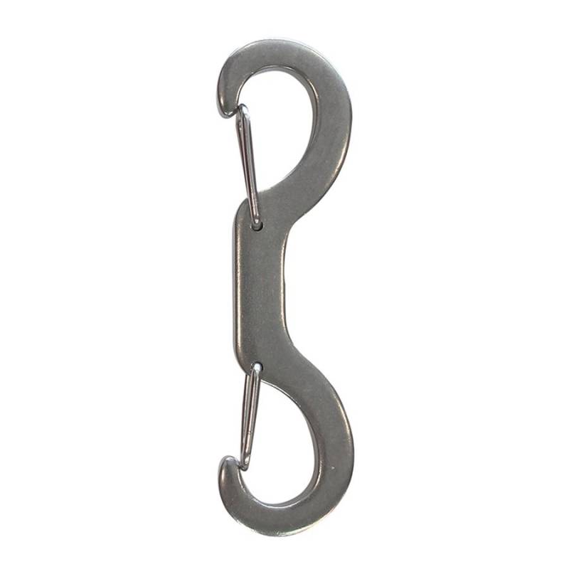 Cressi Mosquetón Doble Excéntrico 100mm Inox