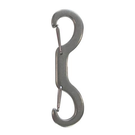 Cressi Mosquetón Doble Excéntrico 100mm Inox