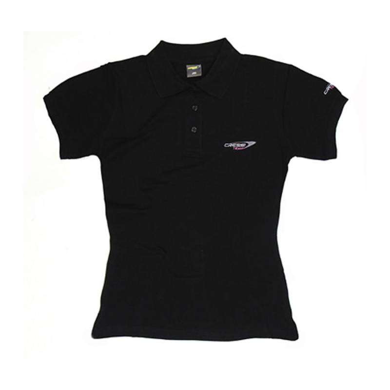 Cressi Polo Cressi Team Mujer Negro