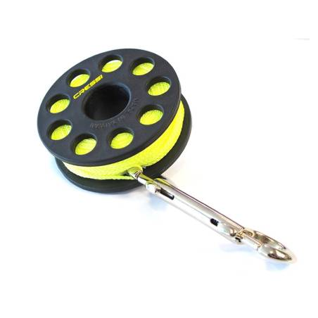 Cressi Spool con Mosquetón 20m