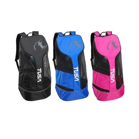Tusa Bolsa Red Mesh Backpack