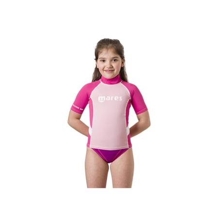 Mares Rash Guard Junior Short Sleeve Girl