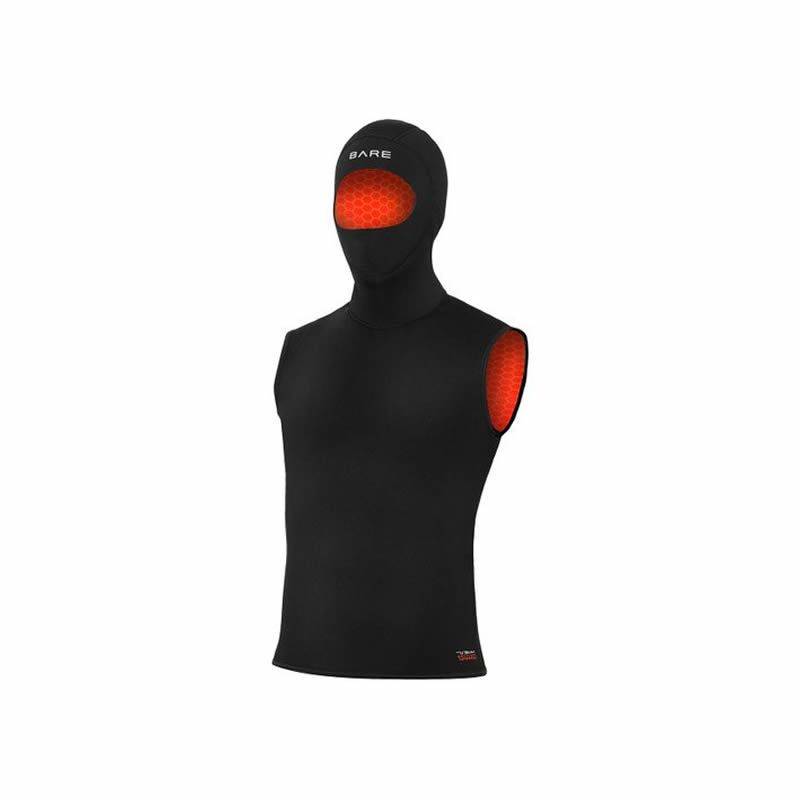 Bare Ultrawarmth Hooded Vest 5/3mm Man