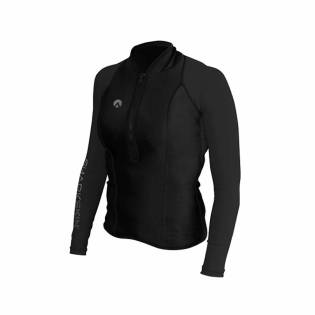 Sharkskin Performance Wear Camiseta Negra Mujer