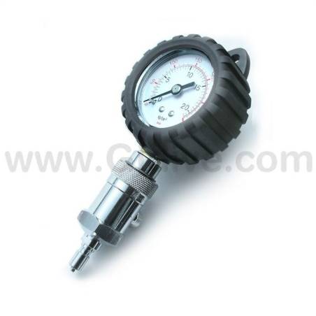 Cressi Quick LP Control Pressure Gauge with Purge