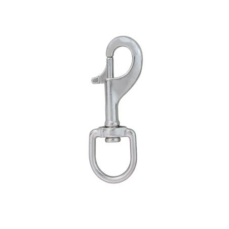 Tecline Mosquetón con Anilla 88mm Inox