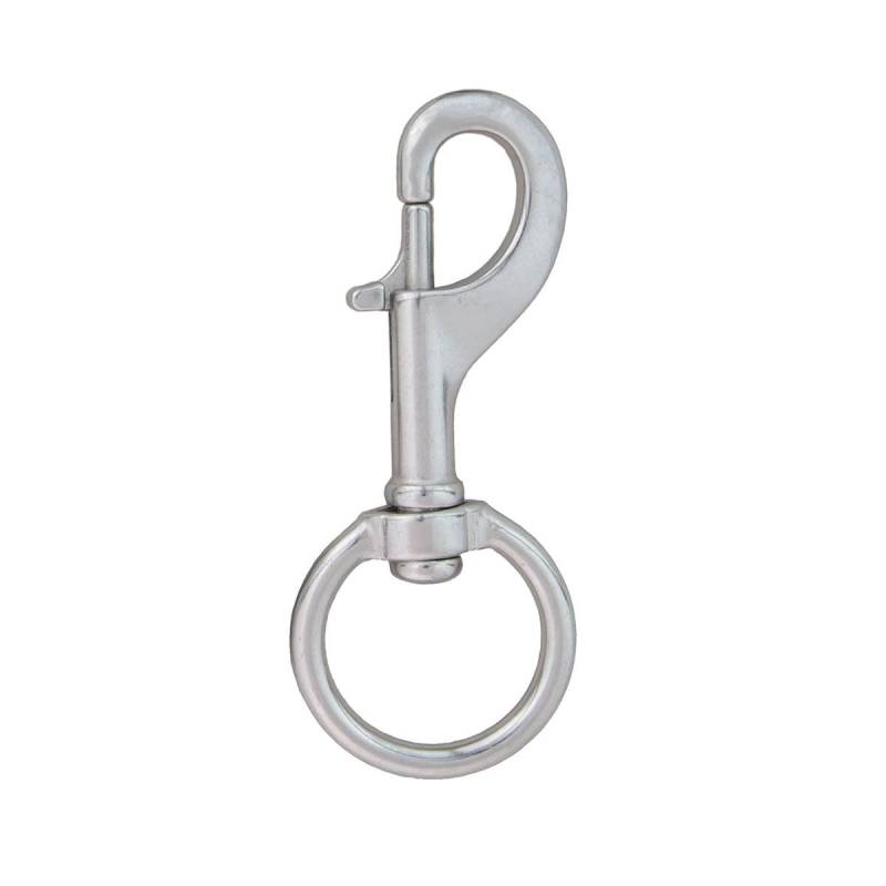 Tecline Mosquetón con Anilla 120mm Inox