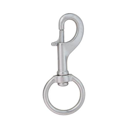 Tecline Mosquetón con Anilla 120mm Inox