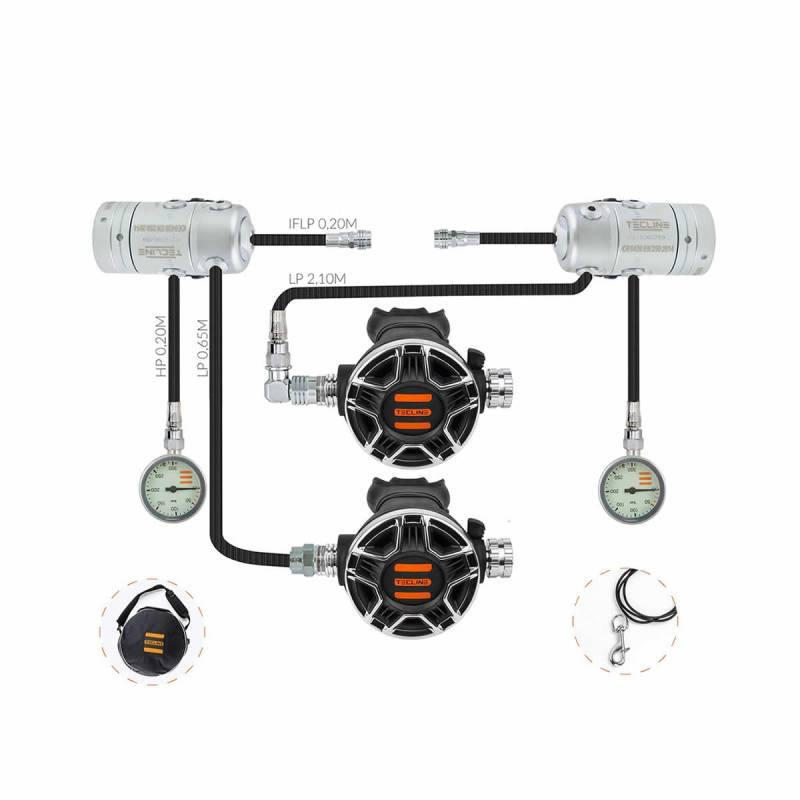 Tecline Set R2 Tec2 Sidemount