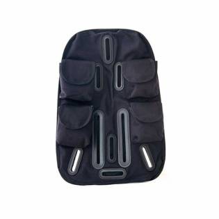 OMS Protector Backplate Black con Bolsillos de Lastre