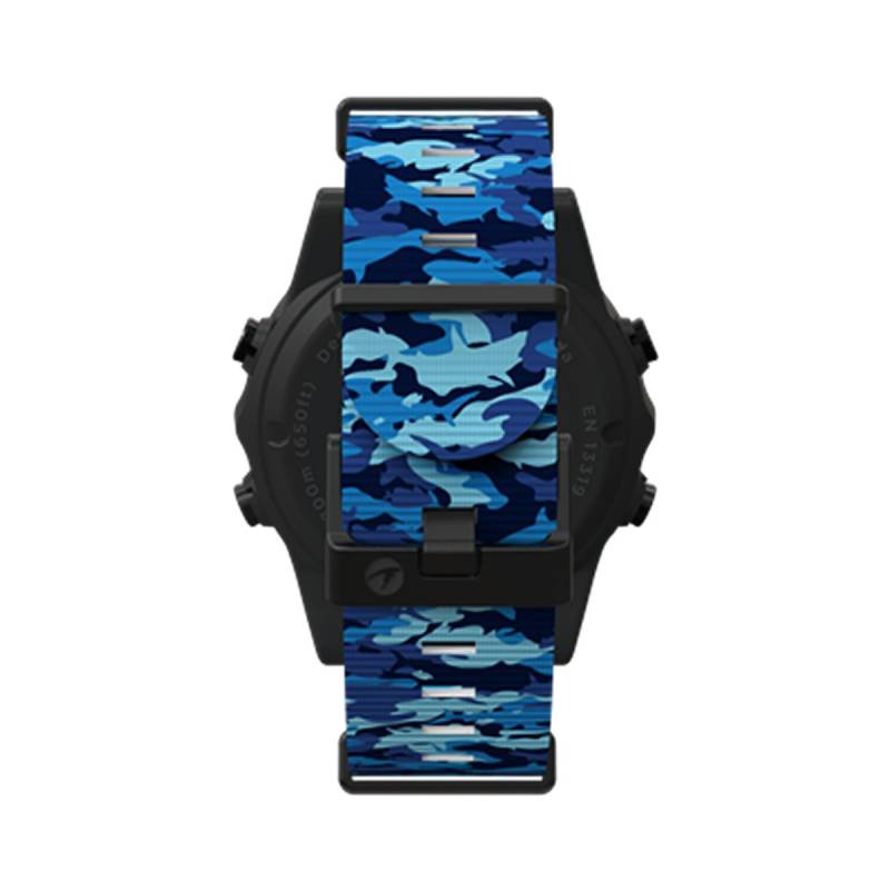Shearwater Correa Marina Blue Shark Camo Larga para Teric