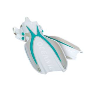 Oceanic Manta Ray Fins White