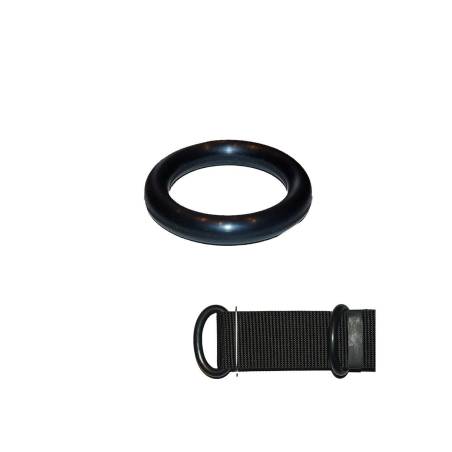 XDeep Rubber Slideable D-Ring (2un.)