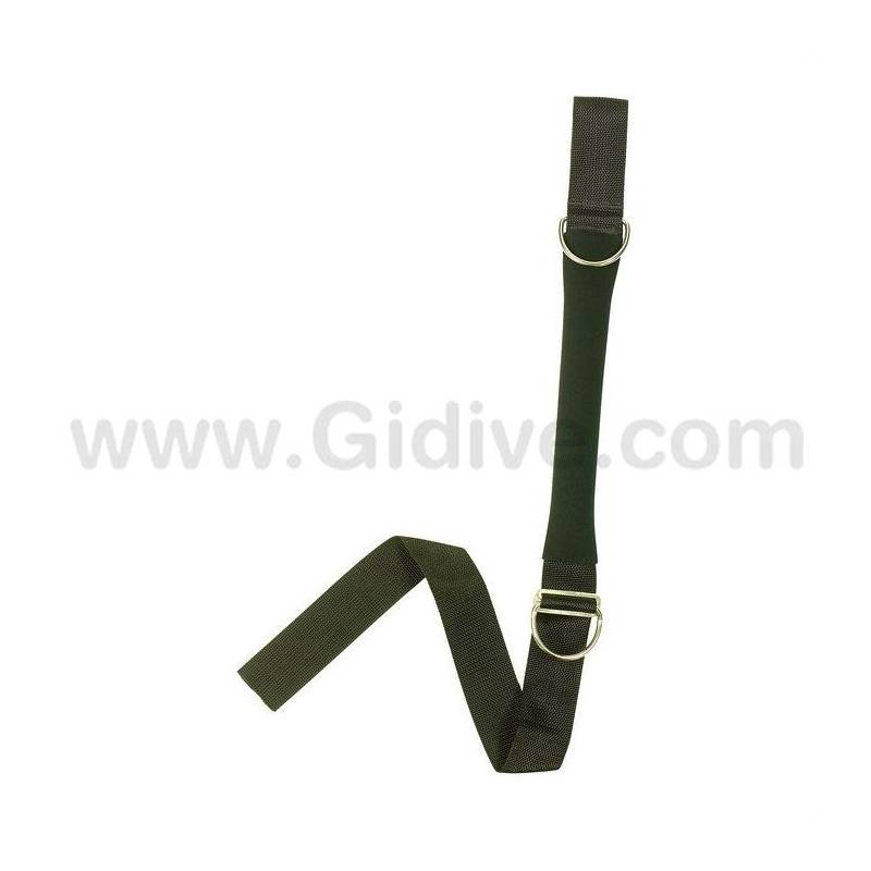 Dive Rite Crotch Strap 2" with Rings & Sleeve