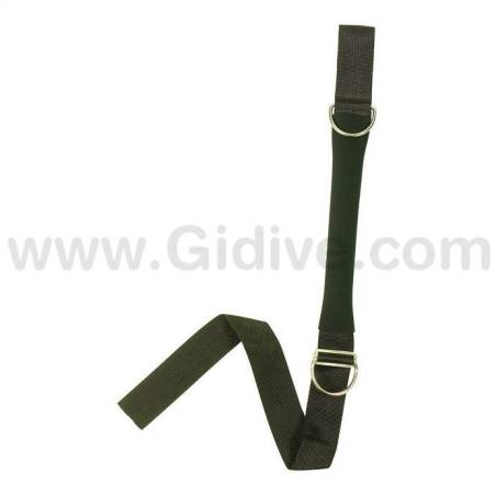 Dive Rite Crotch Strap 2" with Rings & Sleeve