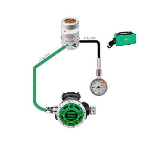 Tecline Regulador R4 Tec1 O2 con Manómetro