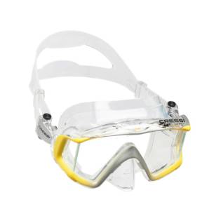 Cressi Máscara Liberty Triside Transparente / Amarillo