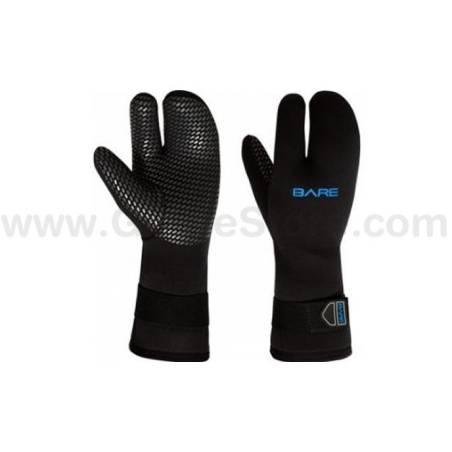 Bare Three-Finger Mitt 7mm Gloves
