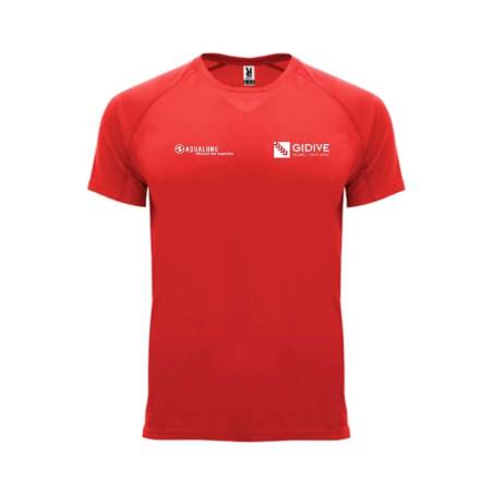 Gidive Camiseta Técnica Roja