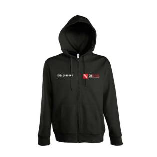 Gidive Sudadera con Cremallera Negra