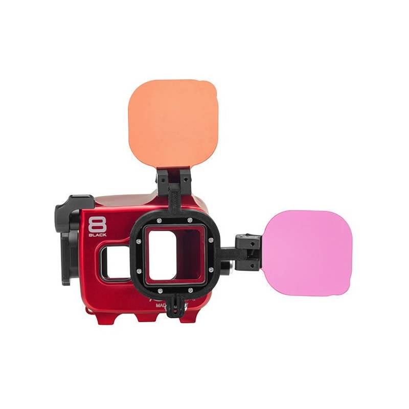 Isotta Filtro Rojo y Magenta para Carcasa Gopro Hero9 / Hero8
