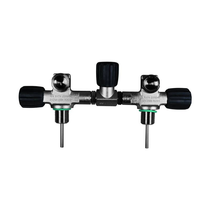 OMS Twin Set Valve 12 / 15 / 18 liters 230bar