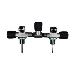 OMS Twin Set Valve 5 / 7 liters 230bar
