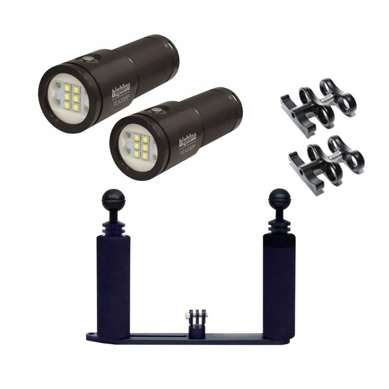BigBlue Lighting Set GoPro 2 x 4600 lumen BigBlue Lighting Set GoPro 2 x 4600 lumen