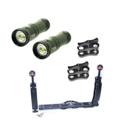 Gidive Complete Lighting Set 2 x 2000 lumen