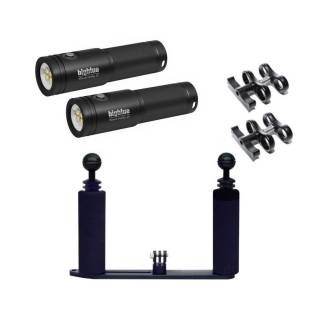 BigBlue Lighting Set GoPro 2 x 1800 lumen
