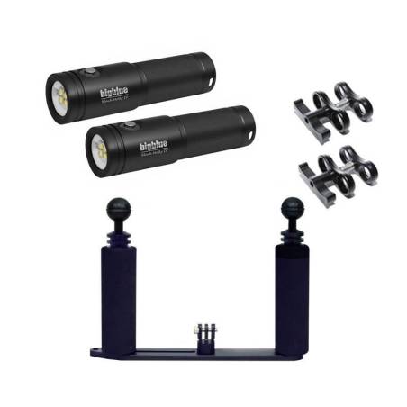 BigBlue Lighting Set GoPro 2 x 1800 lumen