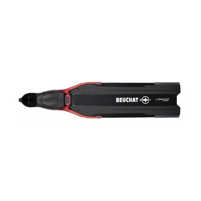 Beuchat Aletas Libeccio Sport Negro / Rojo