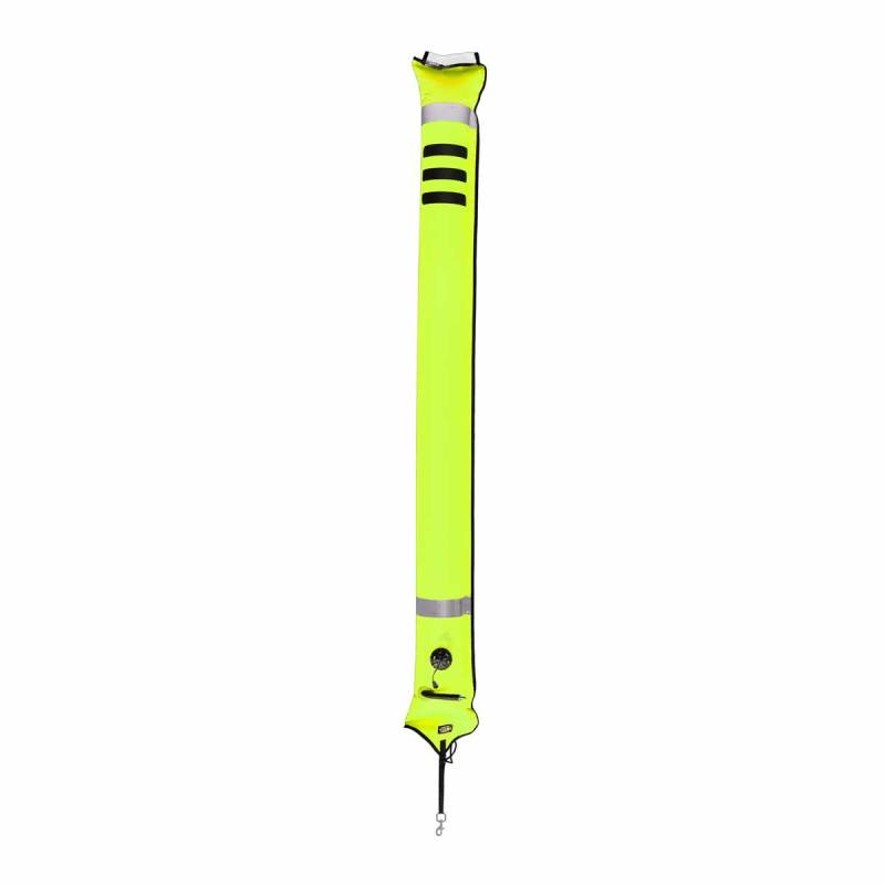 Tecline Closed Buoy with SS Snap 180cm Yellow