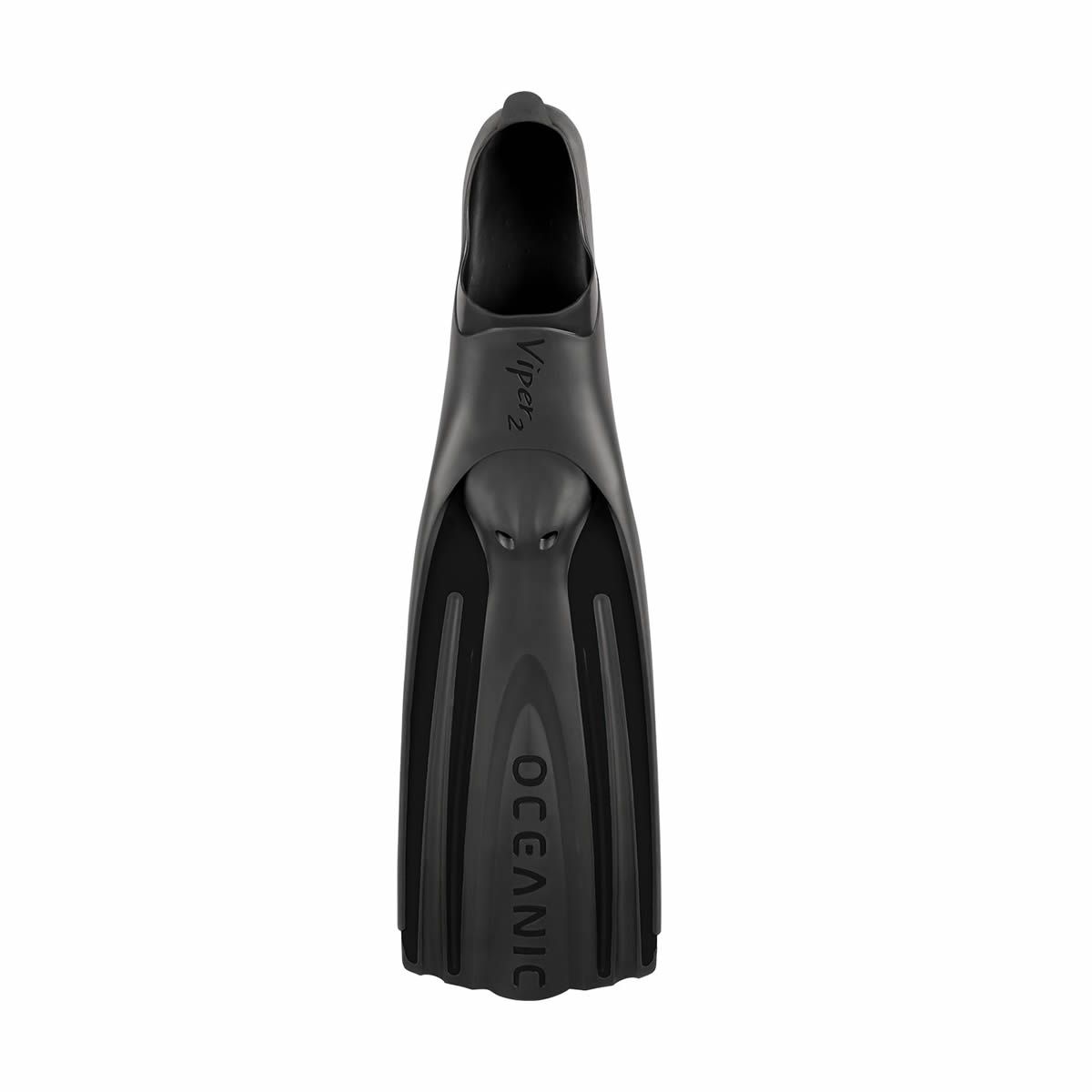 Oceanic Viper 2 pinne subacquee tacco aperto regolabile - nero taglia XS